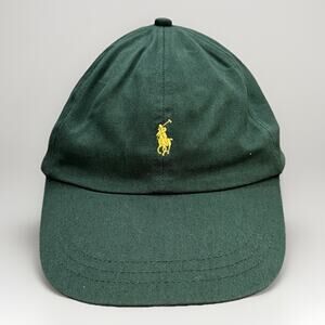 Polo by Ralph Lauren Green Cap with Yellow Logo